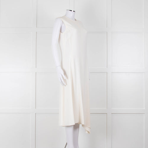 Joseph Cream Sleeveless Midi Dress