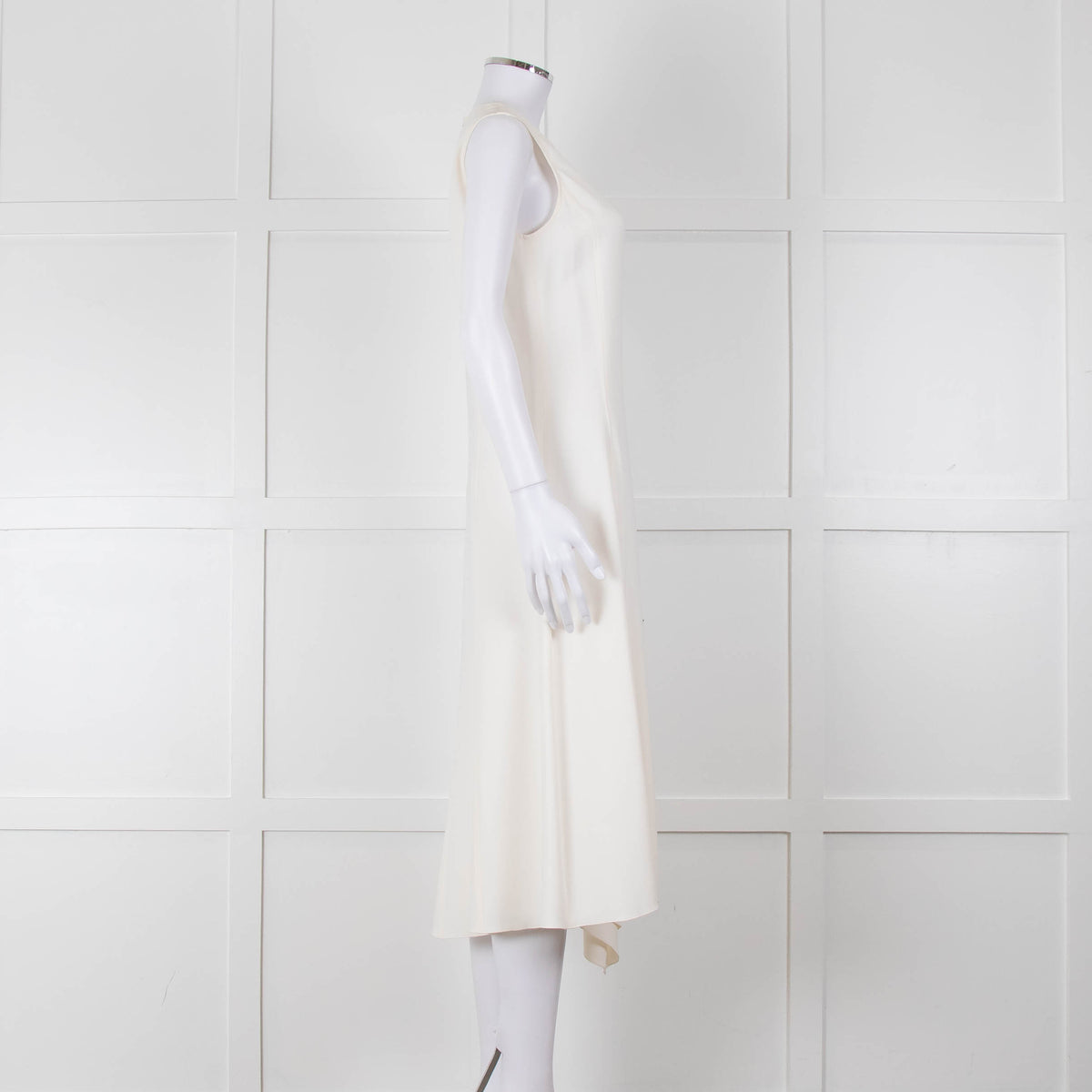 Joseph Cream Sleeveless Midi Dress