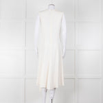 Joseph Cream Sleeveless Midi Dress