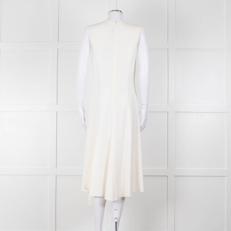 Joseph Cream Sleeveless Midi Dress