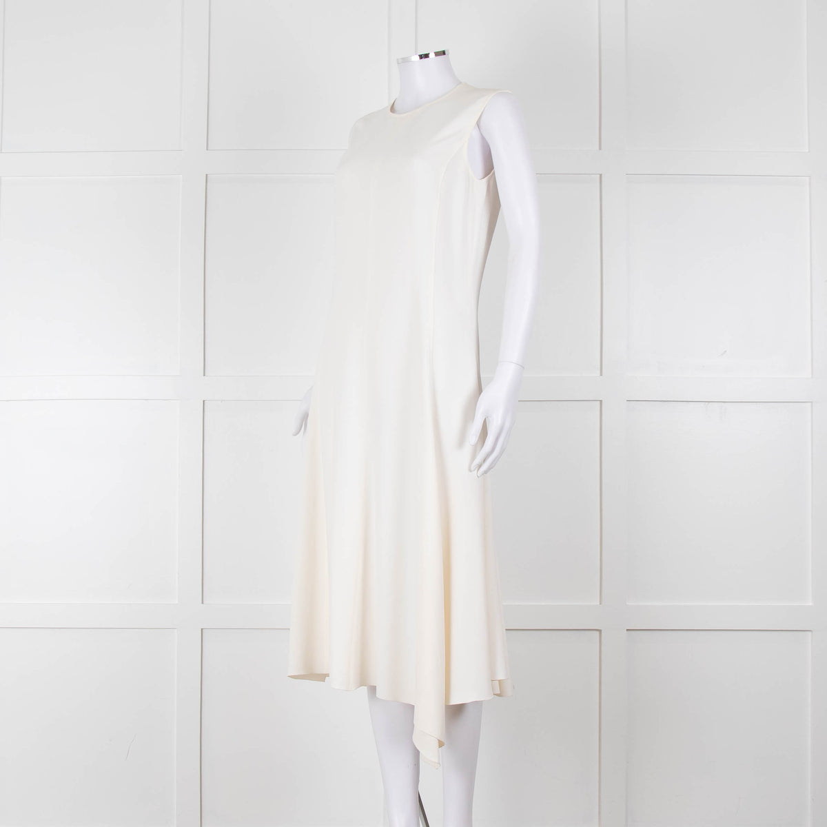 Joseph Cream Sleeveless Midi Dress