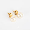 Valentino Garavani Gold Rockstud And Pearl Earrings