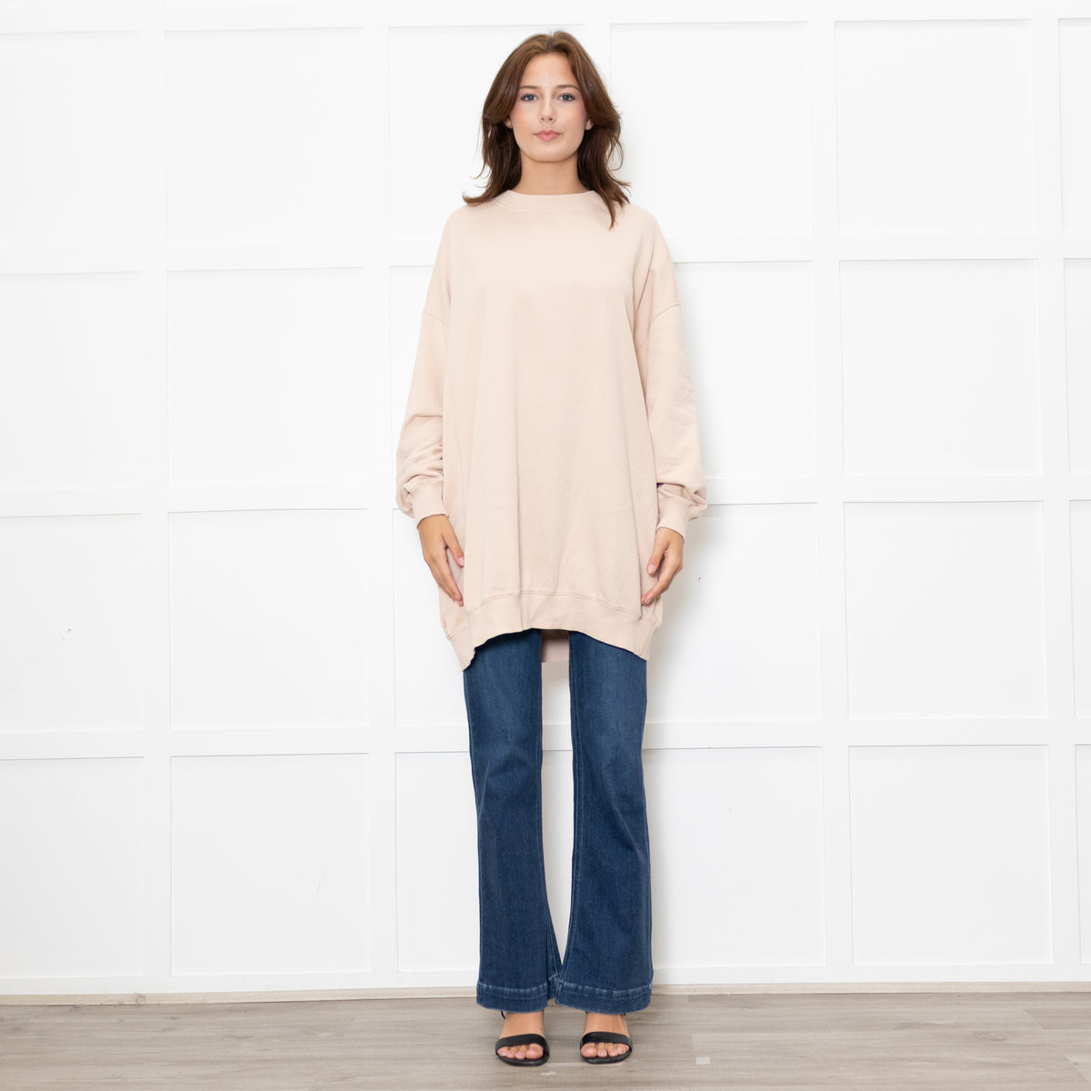 Acne Studios Pale Dusky Pink Oversized Sweatshirt