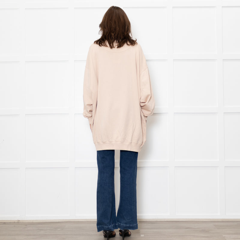Acne Studios Pale Dusky Pink Oversized Sweatshirt