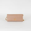 Prada Nude Saffiano Wallet on Chain