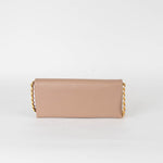 Prada Nude Saffiano Wallet on Chain