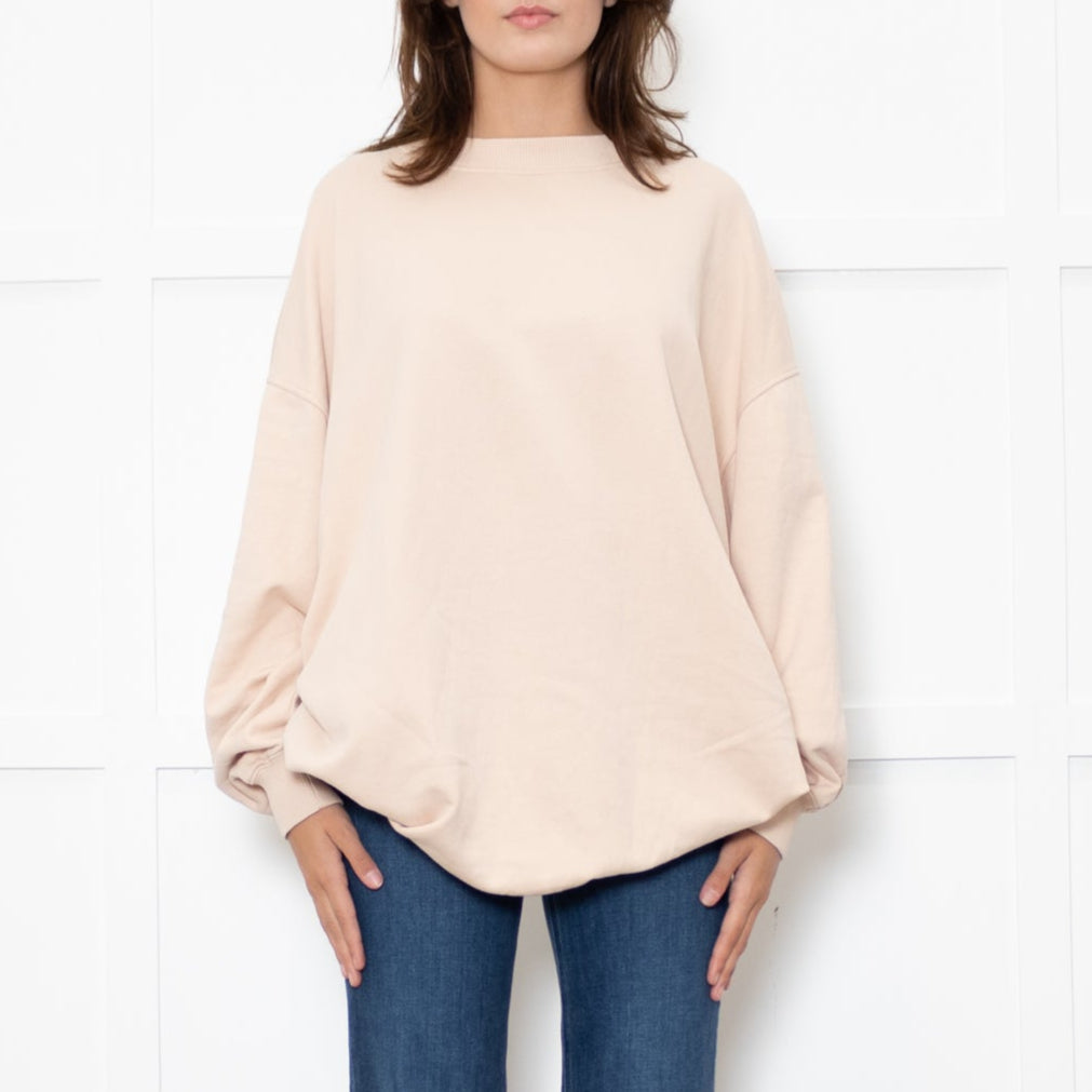 Acne Studios Pale Dusky Pink Oversized Sweatshirt