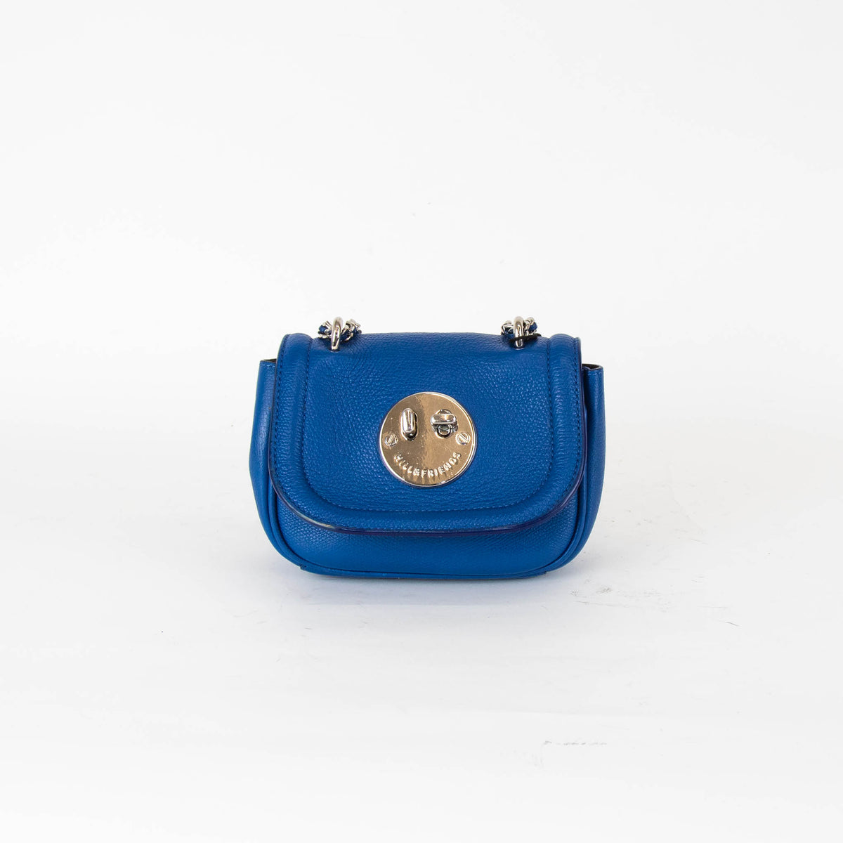 Hill And Friends Blue Silver Tweency Crossbody Bag