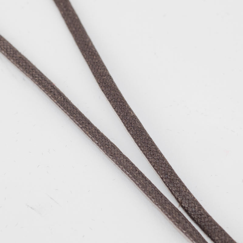 Hermes Lift Blue Lacquered Wood and Horn Necklace with Cotton Strap