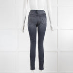 Mother Grey High Waisted Looker Jeans