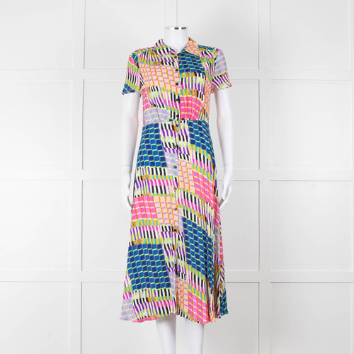 Gorman Multicolour Geometric Print Sleeveless Dress