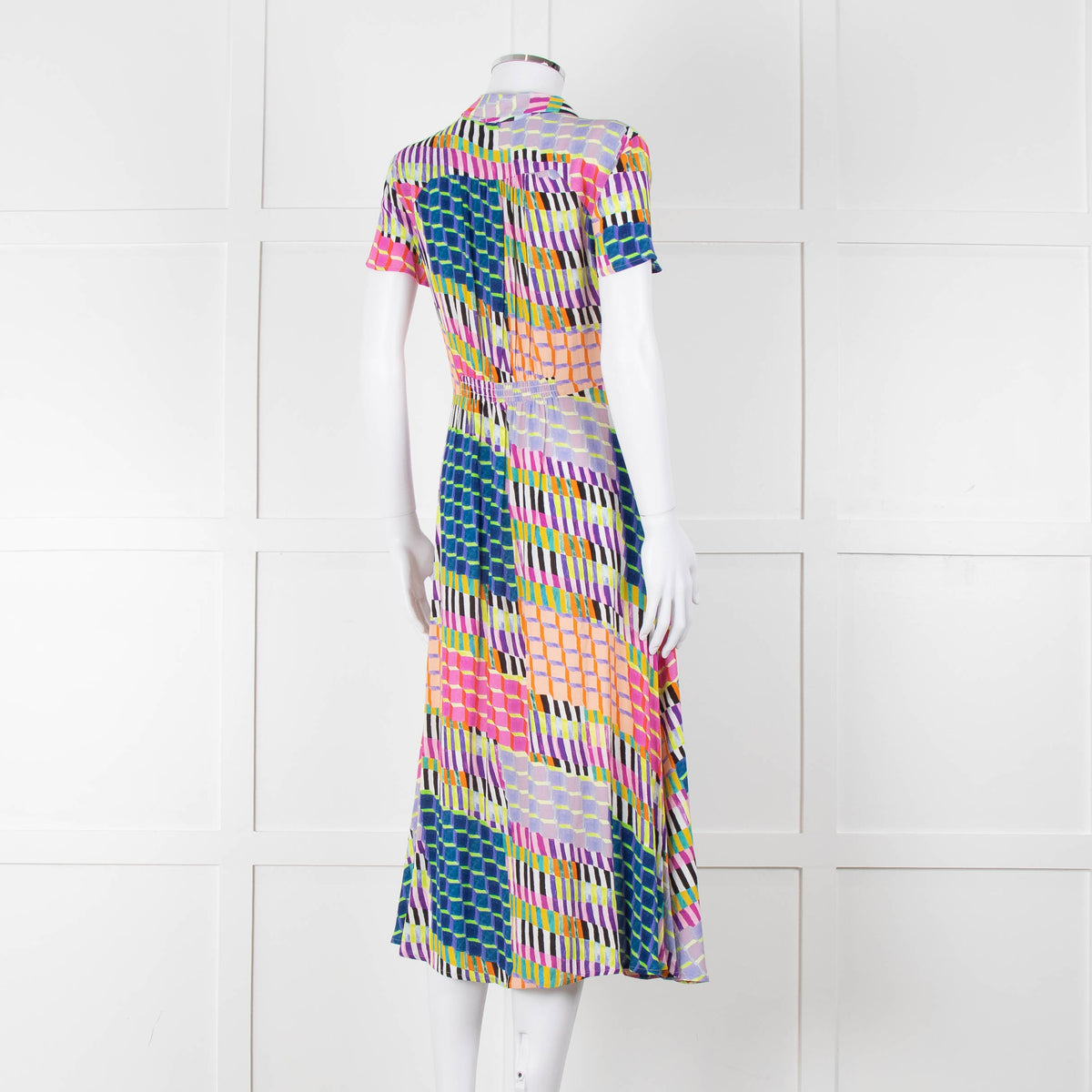 Gorman Multicolour Geometric Print Sleeveless Dress