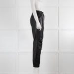 Nili Lotan Black Leather Joggers