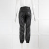 Nili Lotan Black Leather Joggers