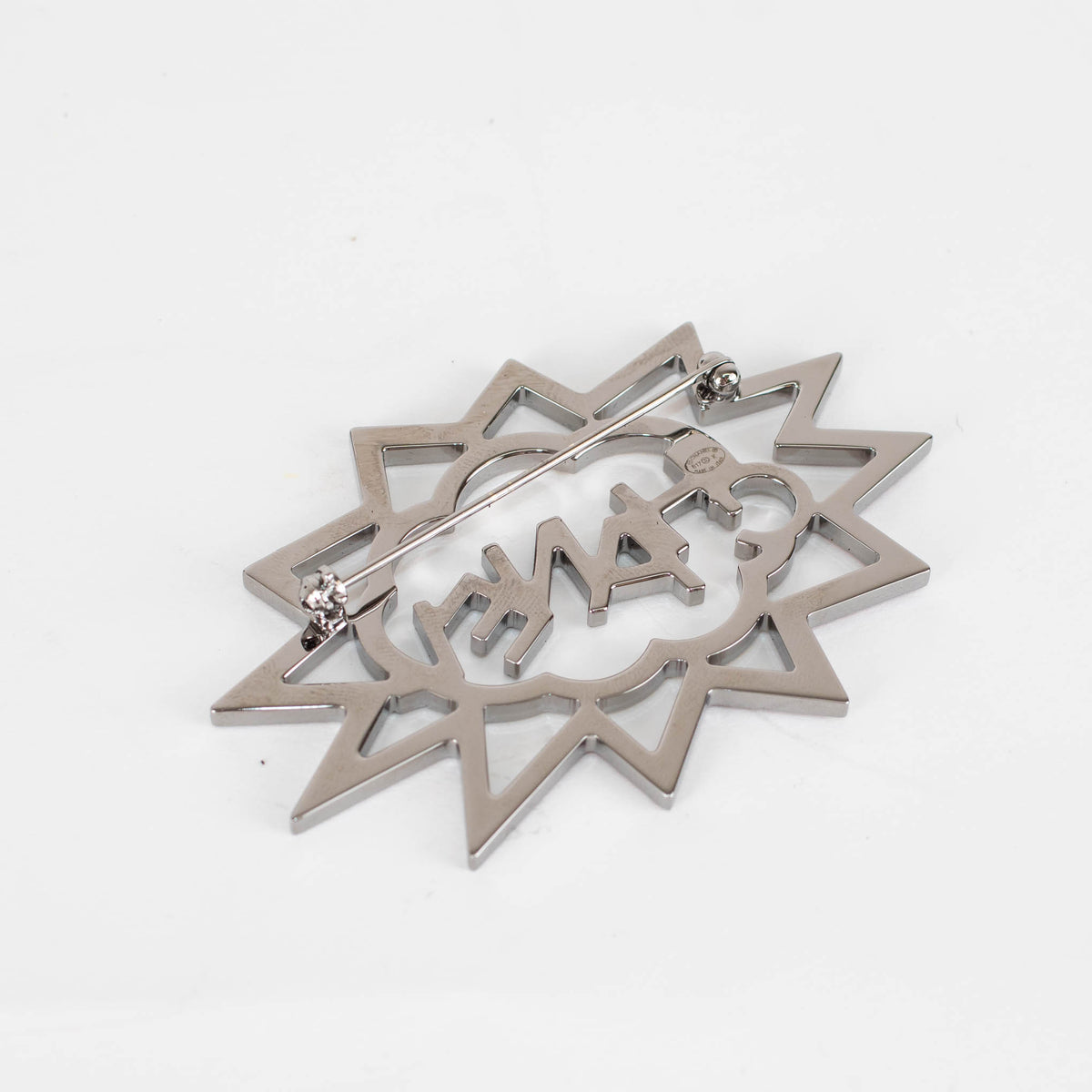 Chanel Explosion Ruthenium Crystal CC Brooch