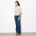 Herzen's Angelegenheit Cream Mohair Short Sleeve Jumper