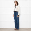 Reformation Becka Cashmere Cream Cardigan With Black Edging