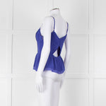 Juicy Couture Purple Silk Cut Out Back Camisole