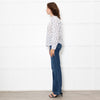 Rixo White Shirt With Black Polka Dot