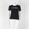 Chinti & Parker Black Cotton Love T-Shirt
