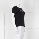 Chinti & Parker Black Cotton Love T-Shirt