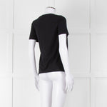 Chinti & Parker Black Cotton Love T-Shirt