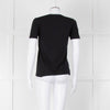 Chinti & Parker Black Cotton Love T-Shirt