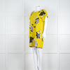 Diane Von Furstenberg Chartreuse Sequin Front Tunic Dress