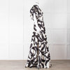 Rebecca Vallance Black and Cream Puff Sleeve Tiered Pompidou Dress