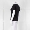 Chinti & Parker Black Cotton Love T-Shirt