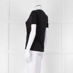 Chinti & Parker Black Cotton Love T-Shirt