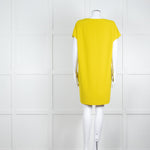 Diane Von Furstenberg Chartreuse Sequin Front Tunic Dress