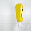 Diane Von Furstenberg Chartreuse Sequin Front Tunic Dress