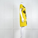Diane Von Furstenberg Chartreuse Sequin Front Tunic Dress