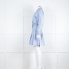 Maje Blue Stripe Cotton Shirt Dress