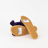 Manebi Velvet Purple Bow Sliders