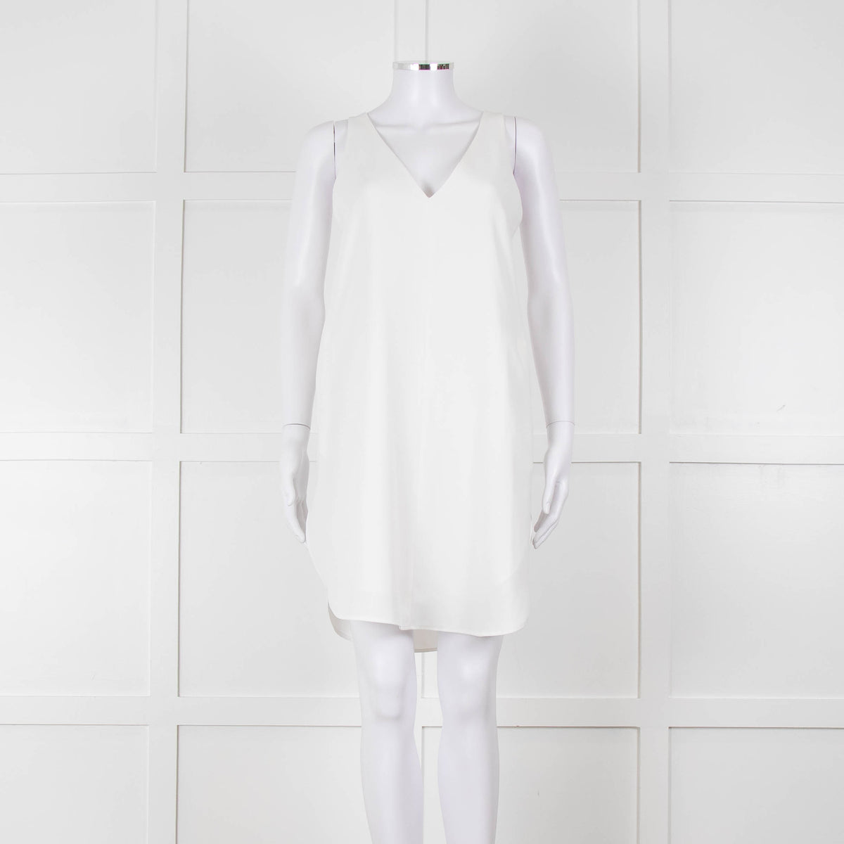 T Alexander Wang White Sleeveless Mini Dress