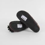 JW Anderson Burgundy Tassel Leather Mules