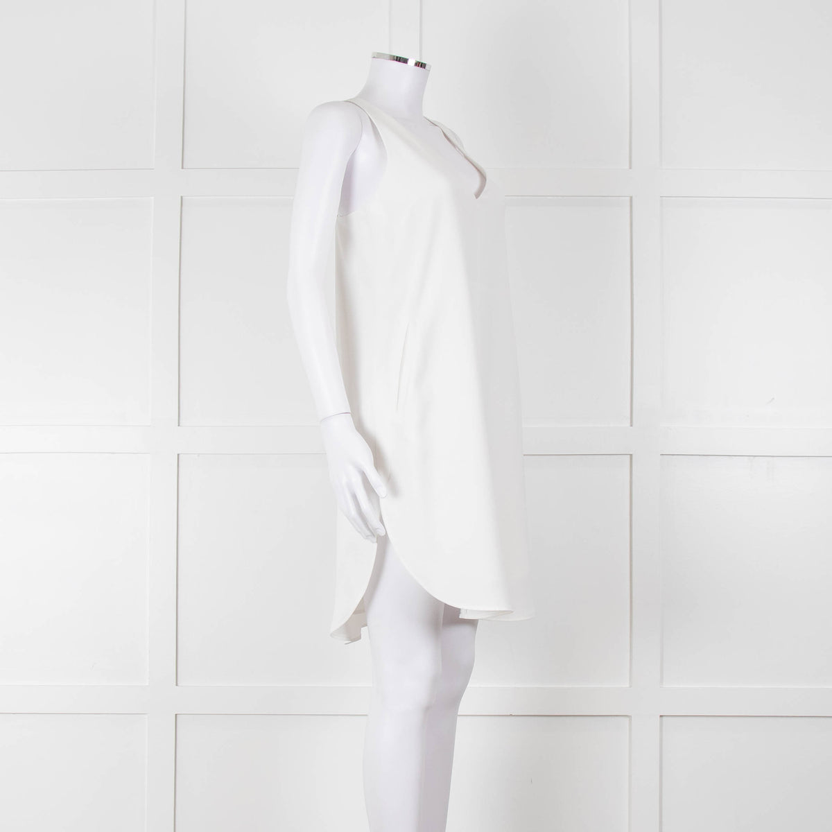 T Alexander Wang White Sleeveless Mini Dress