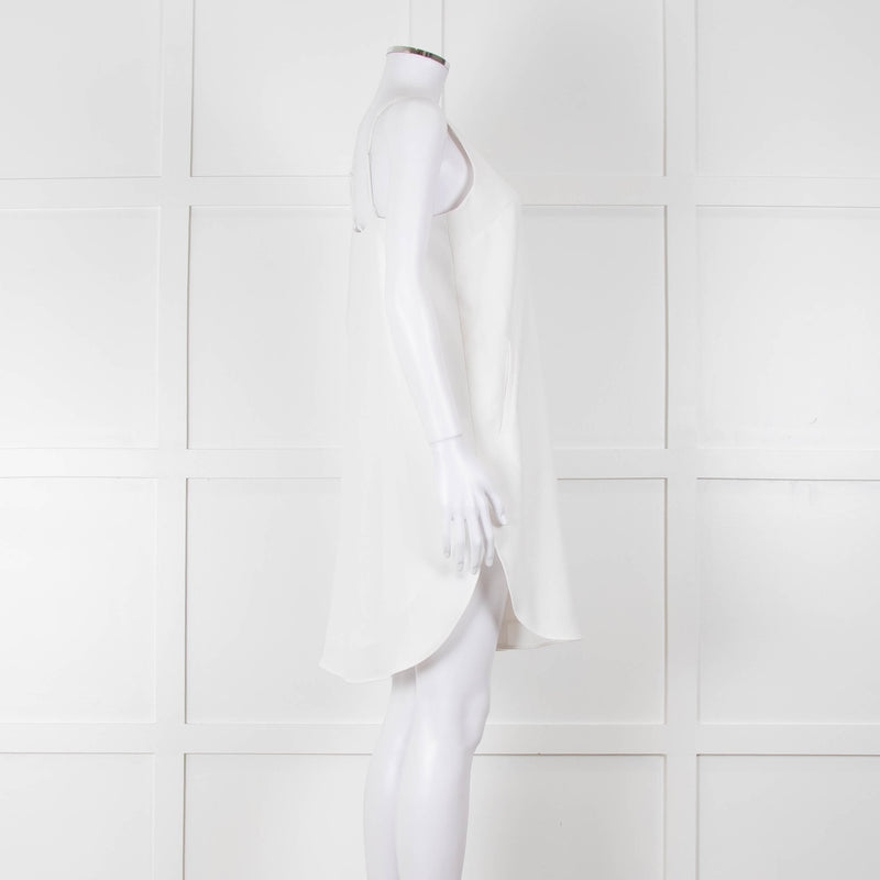 T Alexander Wang White Sleeveless Mini Dress