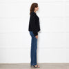 Almada Label Navy Nova Cotton Knit Cardigan