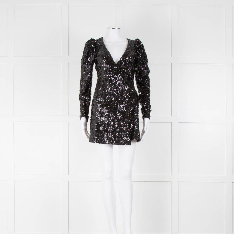byTiMo Sequins Mini Dress in Black