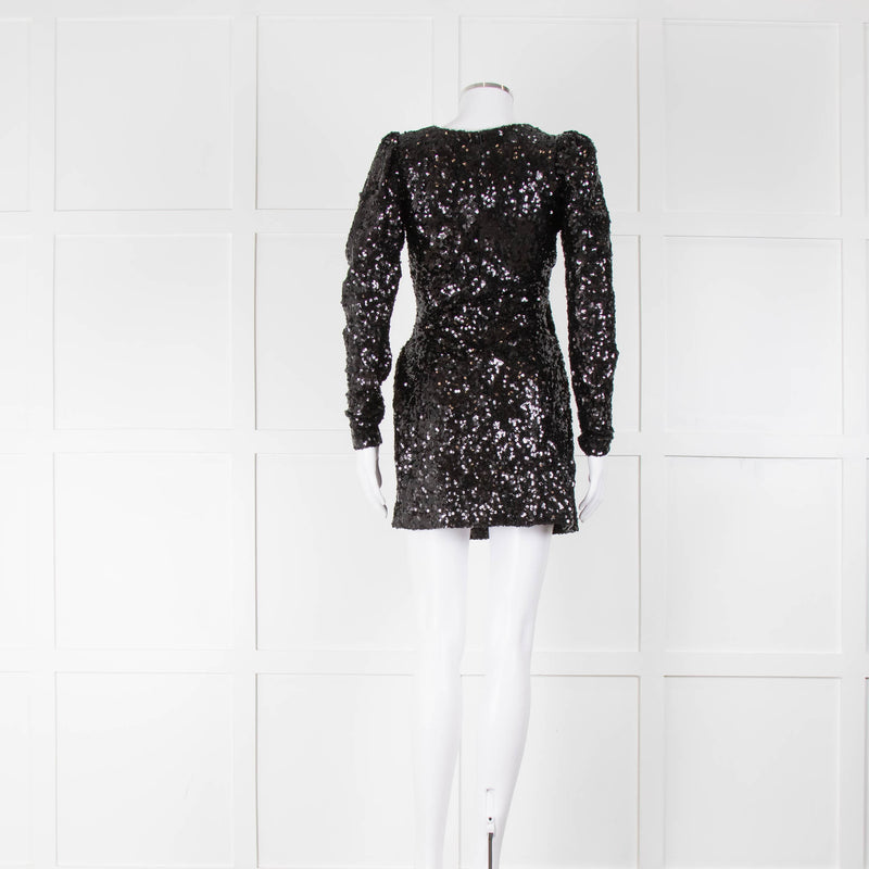 byTiMo Sequins Mini Dress in Black