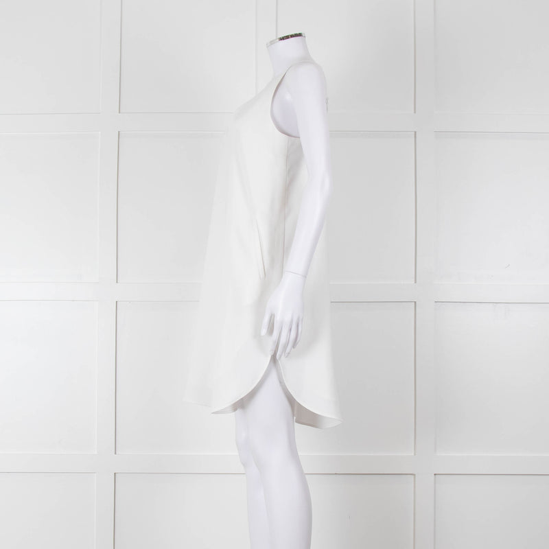 T Alexander Wang White Sleeveless Mini Dress
