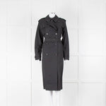 Nili Lotan Tanner Trench Coat in Black