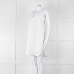 T Alexander Wang White Sleeveless Mini Dress