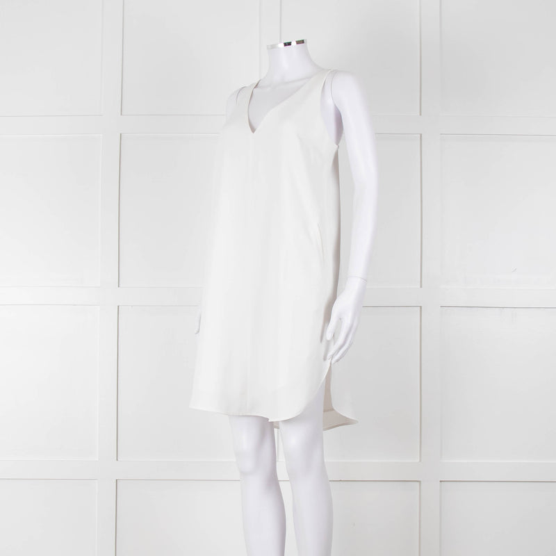 T Alexander Wang White Sleeveless Mini Dress