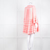 Devotion Twins Cream Neon Pink Long Sleeve Kaftan Dress