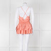 Maje Peach Sleeveless Mini Sun Dress