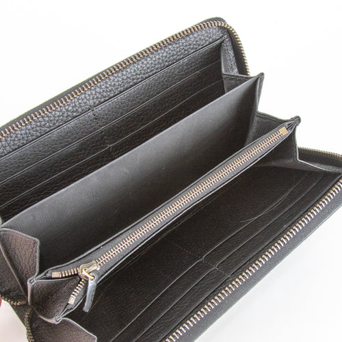 Gucci Leather GG Marmont Zip Around Wallet